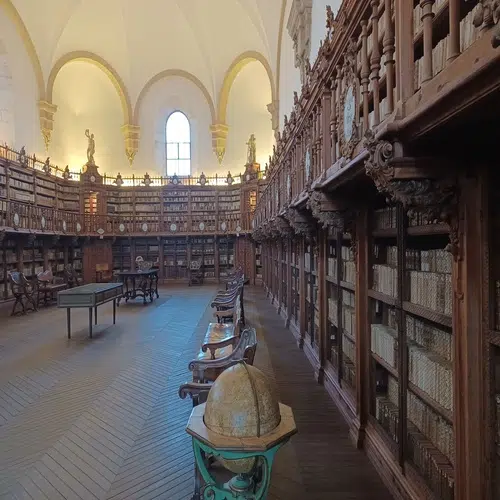 Biblioteca de la antigua colegiata universitaria de Salamanca
