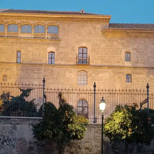 Fachada lateral del Hospital Real (Granada)