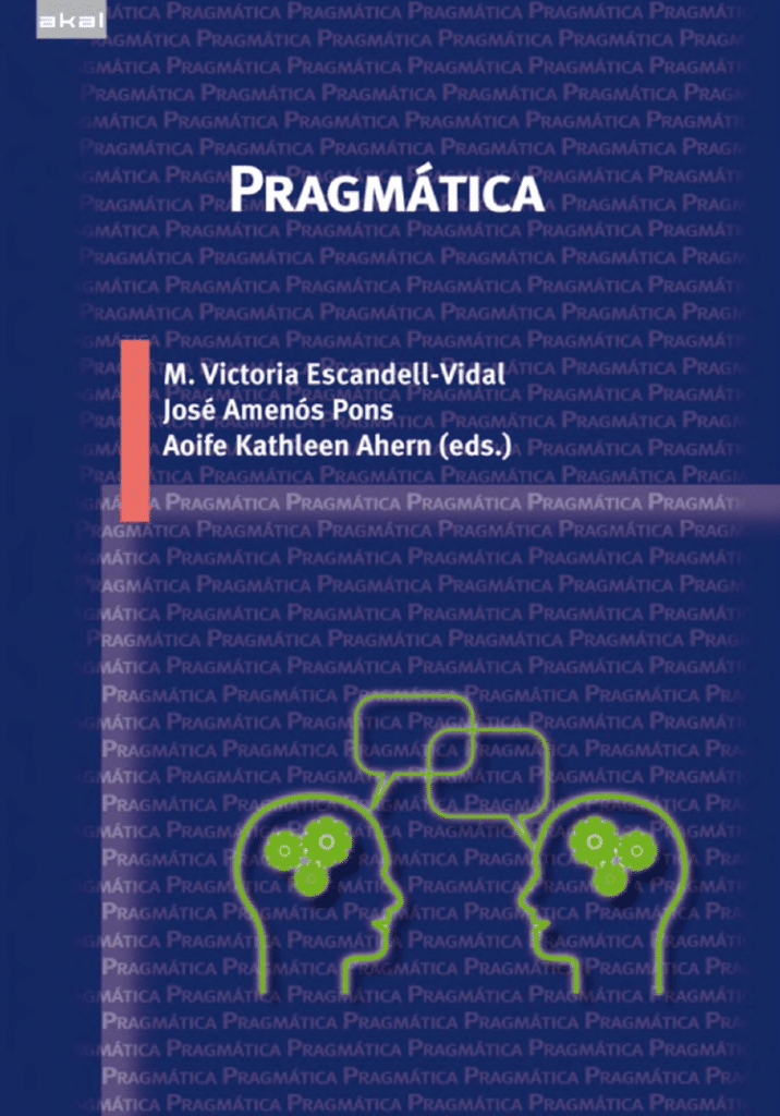 Portada del manual de Pragmática de Mª Victoria Escandell, Amenós Pons y A. Kathleen